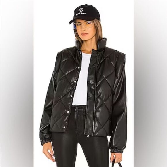 Pistola Revolve Callisto Faux Leather Reversible Jacket and Vest XL NWT - Picture 1 of 13